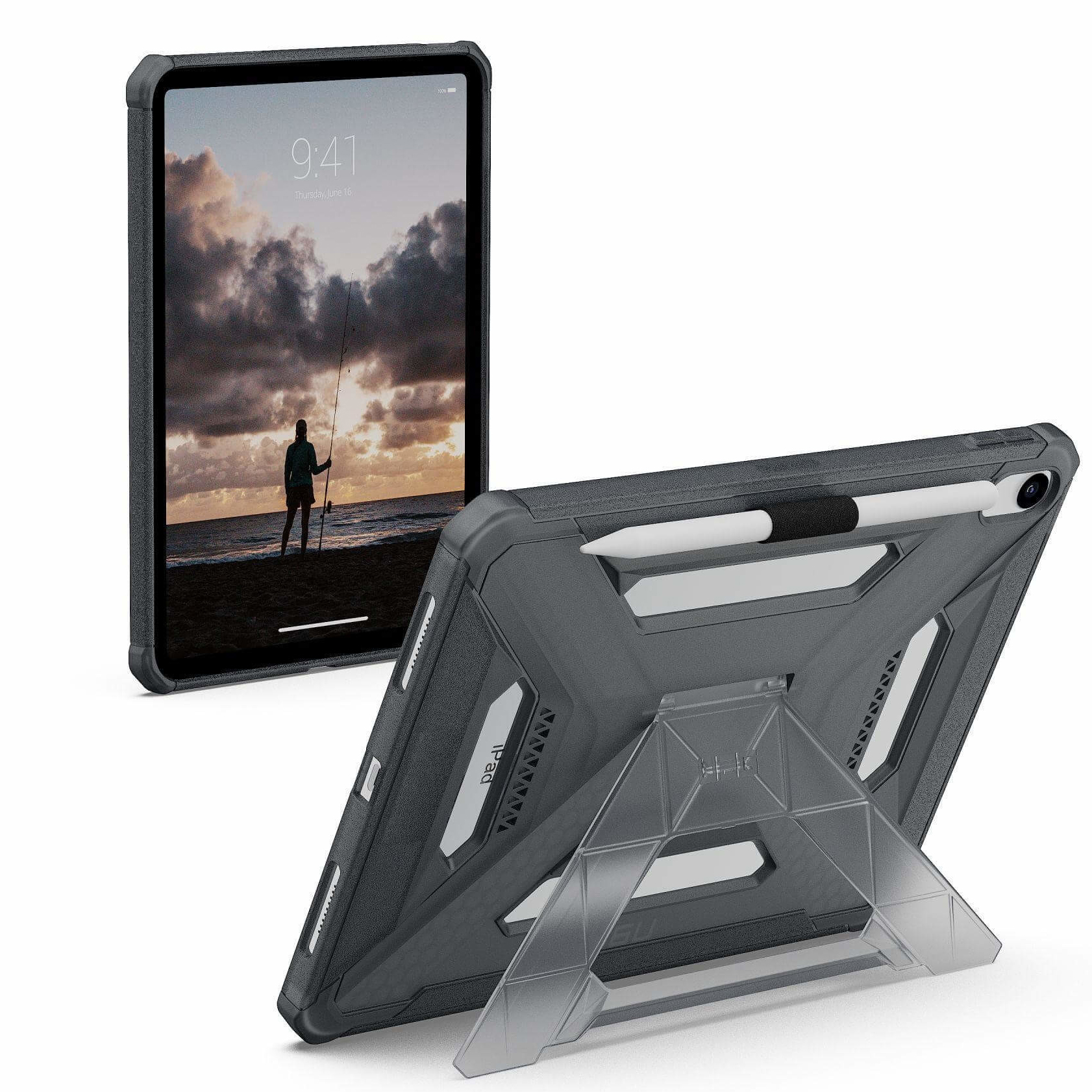 Uag Scout+ pouzdro s podstavcem pouzdro pro iPad 11 11gen 2025