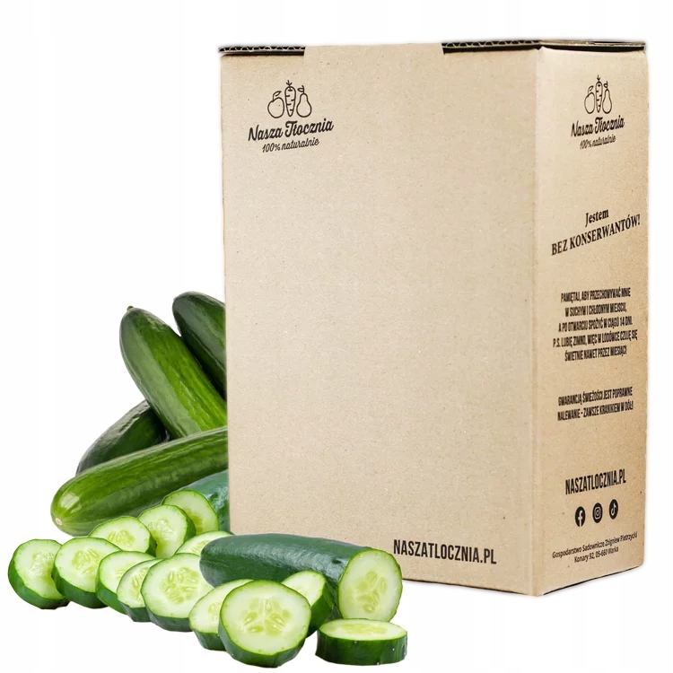 Levně Lisovaný džus 100% Okurka Nfc čištění detoxikace hubnutí toxinů Fit 3L