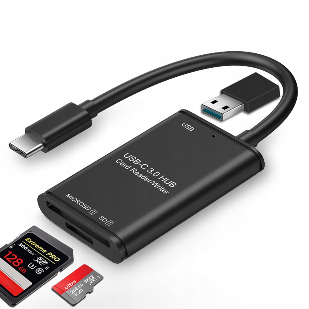 CZYTNIK KART USB OTG microSD SD