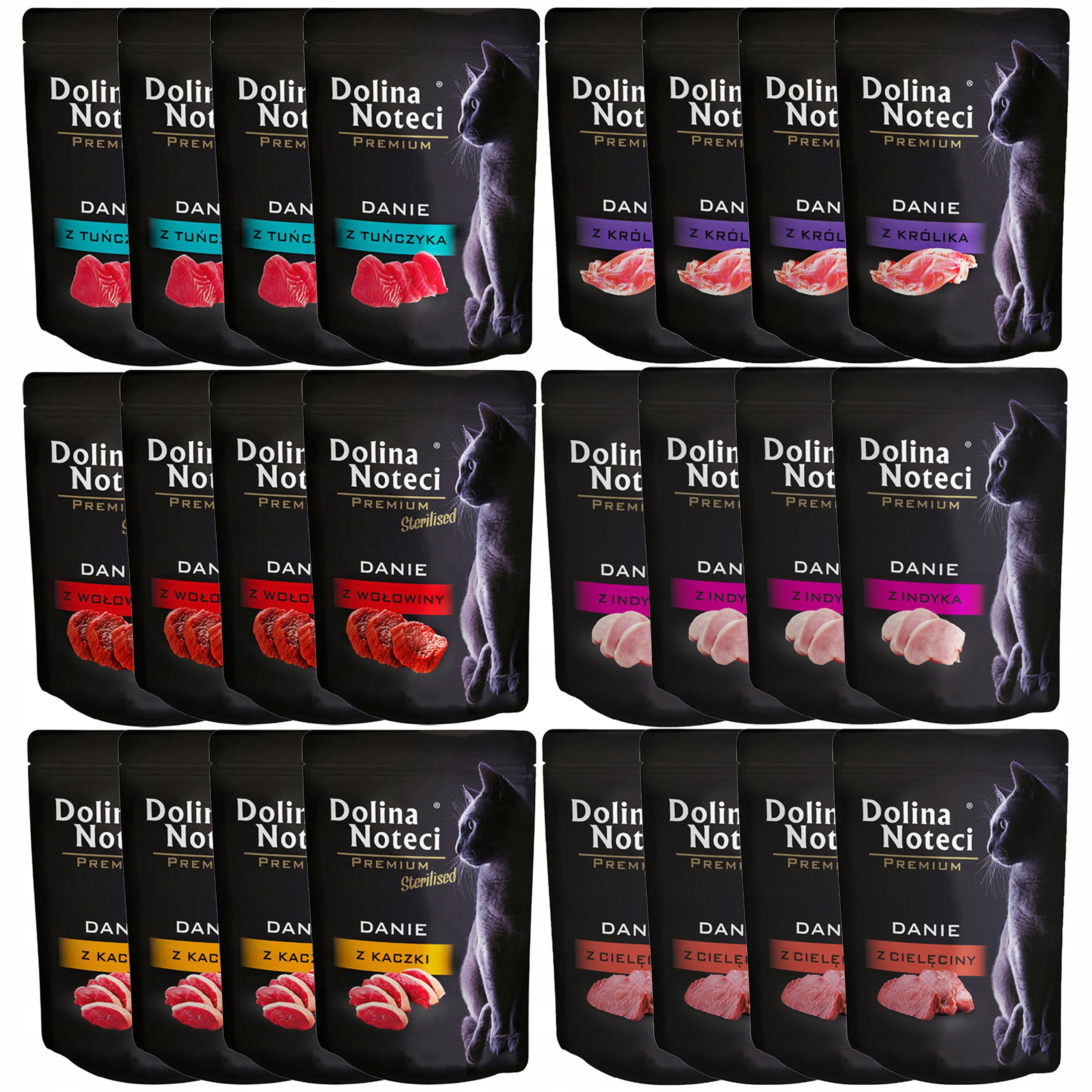 Levně Dolina Noteci Premium Jídlo mokré krmivo pro kočky mix chutí 24 x 85 g