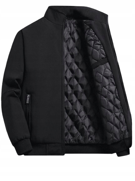 Shein Pánská Černá Bunda S Kapsami XXL 1EB