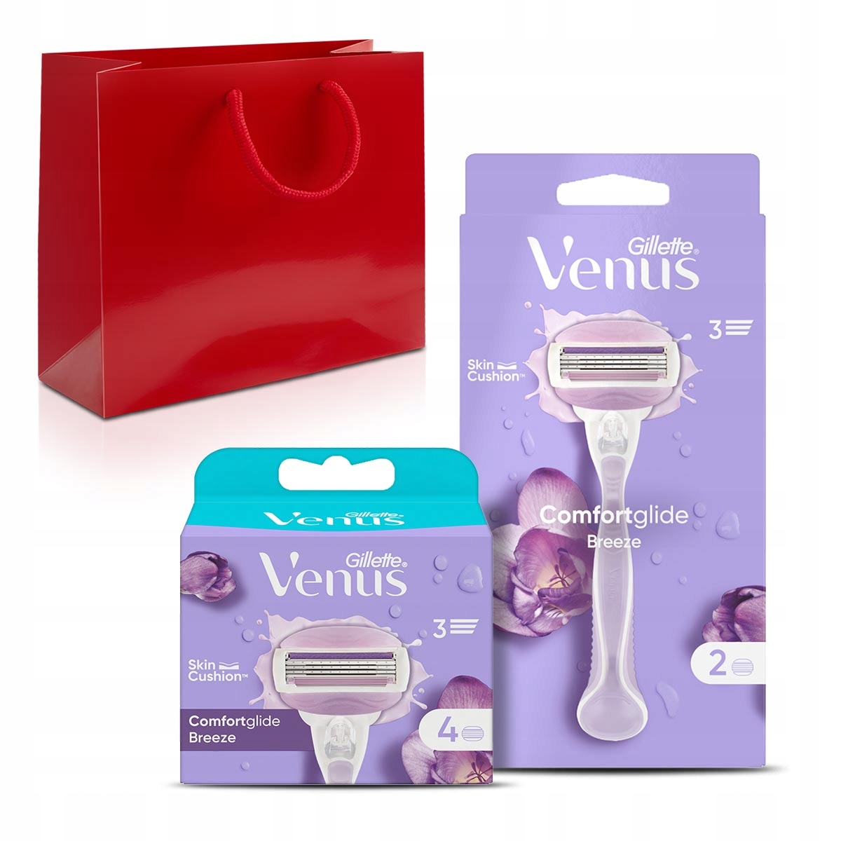 Venus Comfortglide Breeze Maszynka do golenia 6 wkładów dla Niej