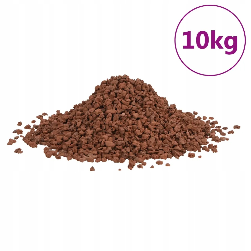 Levně Sopečné kameny 10 kg červené 5–8 mm