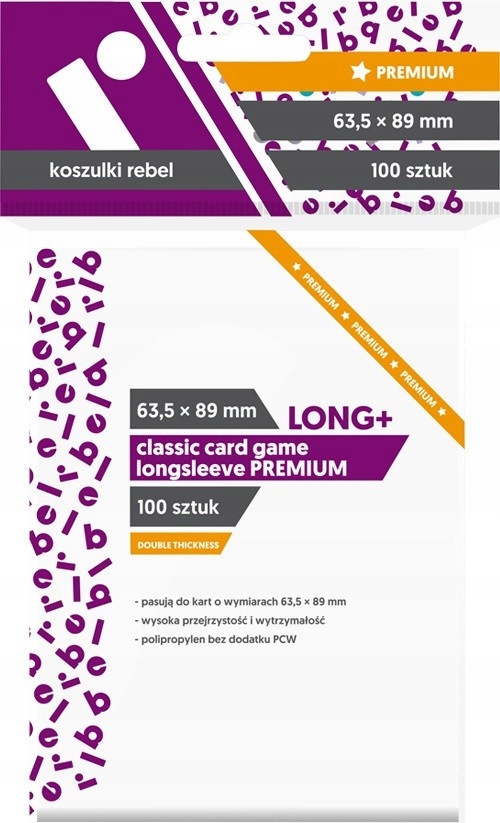 

Koszulki Rebel Longsleeve Premium 63,5x89 100 szt