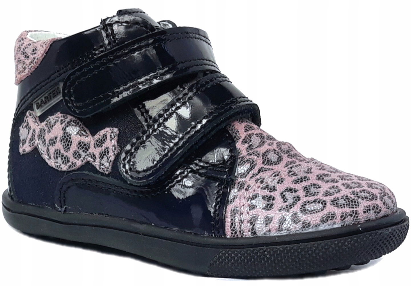 

Bartek buty 11703 półbuty Wiosenne Czarny-róż 23