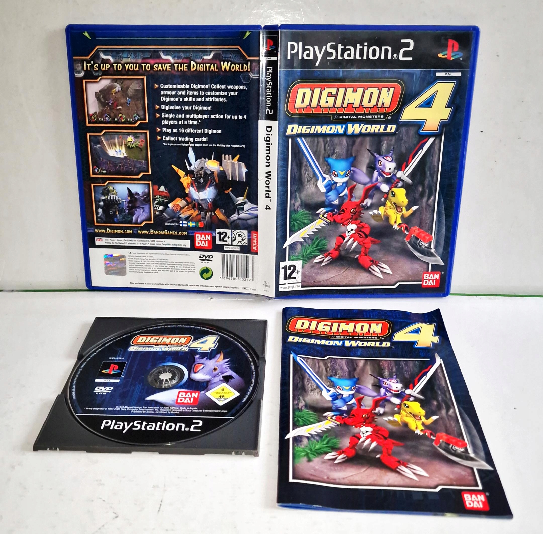 Digimon World 4 PS2 3XA