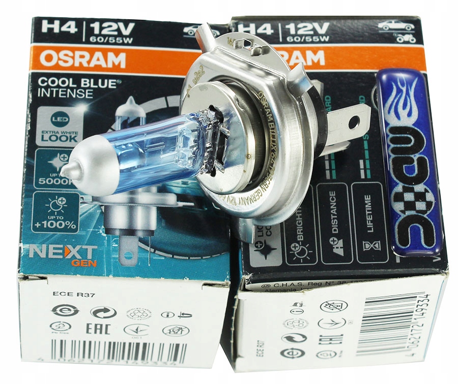 Osram Żarówki H4 Cool Blue Intense Nextgen 5000K