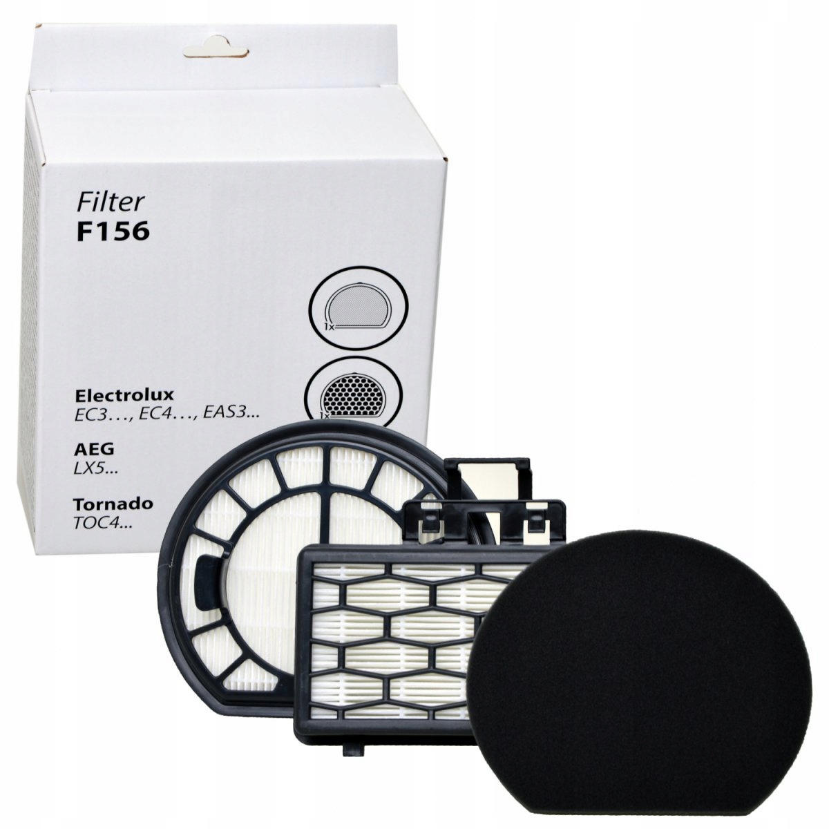 

Zestaw filtrów F156 do odkurzacza EC312BB