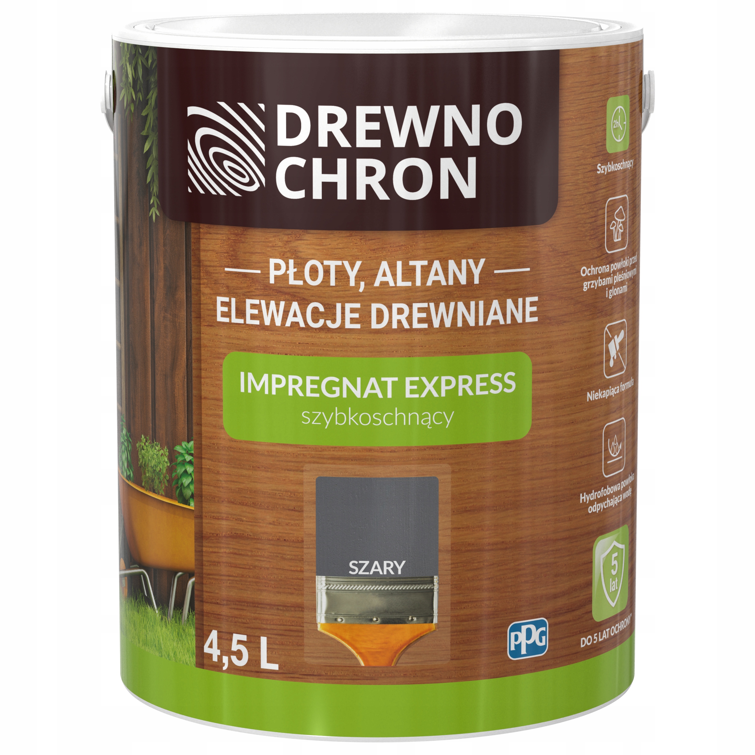 

Drewnochron Impregnat Express szary 4,5l