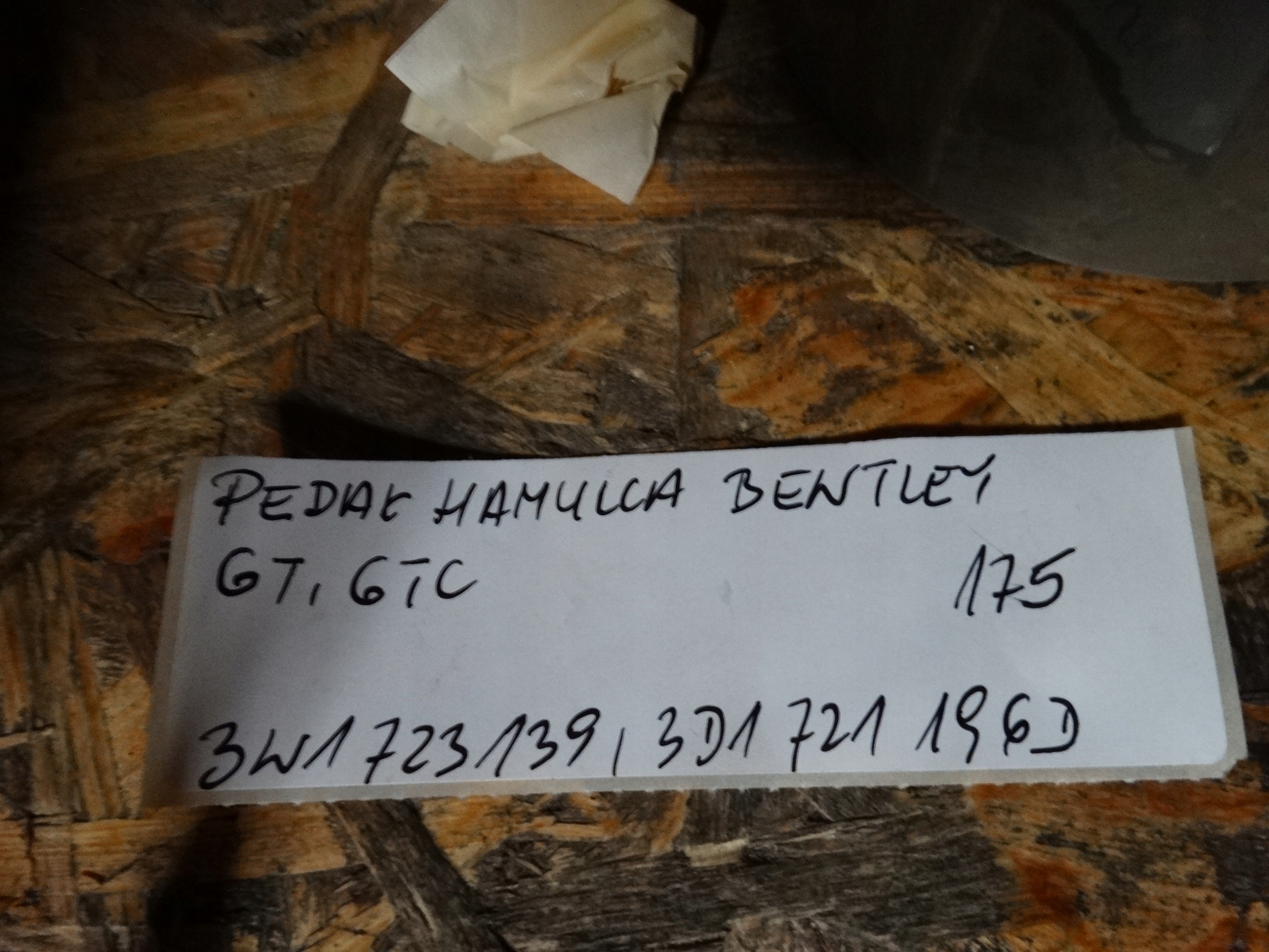IDEALNY PEDAL BREMSE BENTLEY GT GTC 1