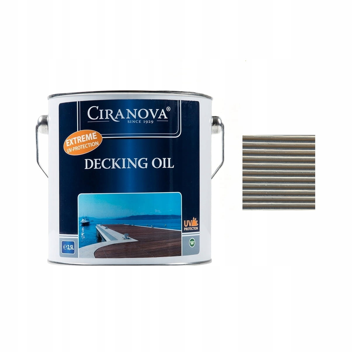 Ciranova Decking Oil Light Grey 7728 2.5 L