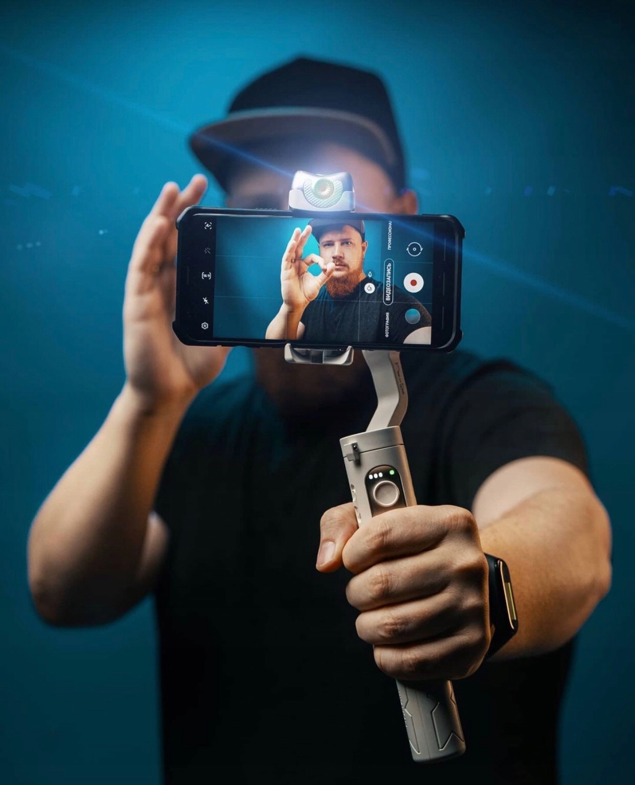 GIMBAL Stabilizator 3-osiowy Hohem iSteady V2 / V2S do Telefonu Smartfona Czas pracy na baterii 9 h