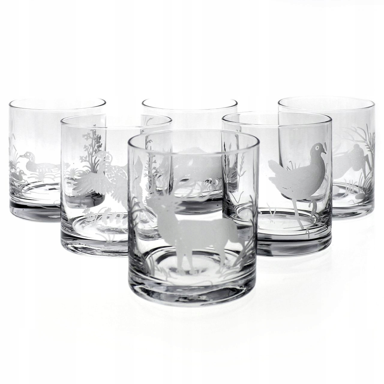 

Grawerowane szklanki do whisky Myśliwskie 220ml