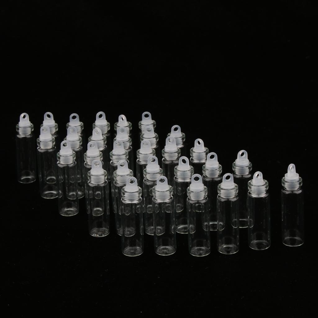 Mini Wish Bottle Clear Glass Jars Bottles Essential Oil Bottles DIY 2ML Marka inna marka
