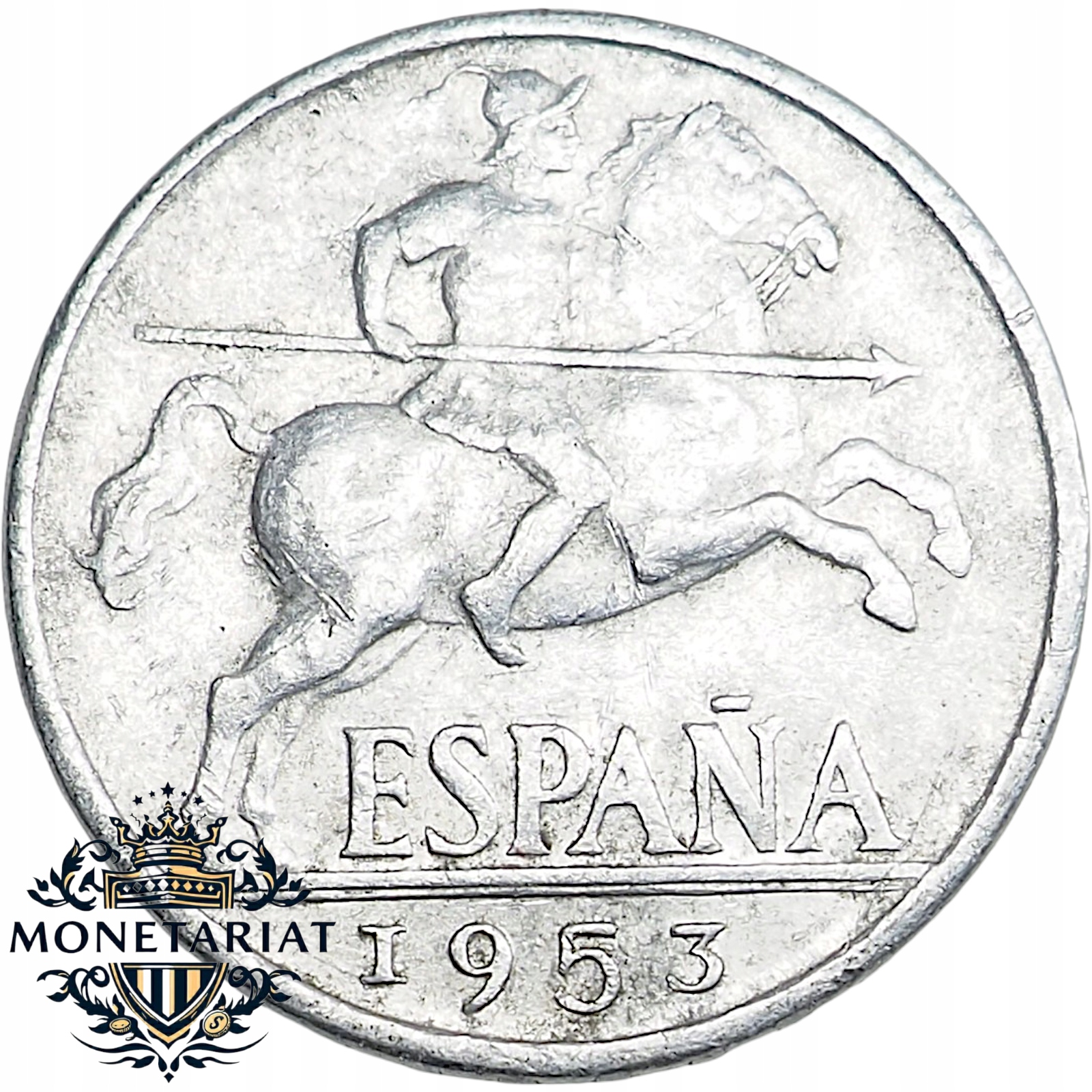 10 CENTYMÓW 1953 - HISZPANIA