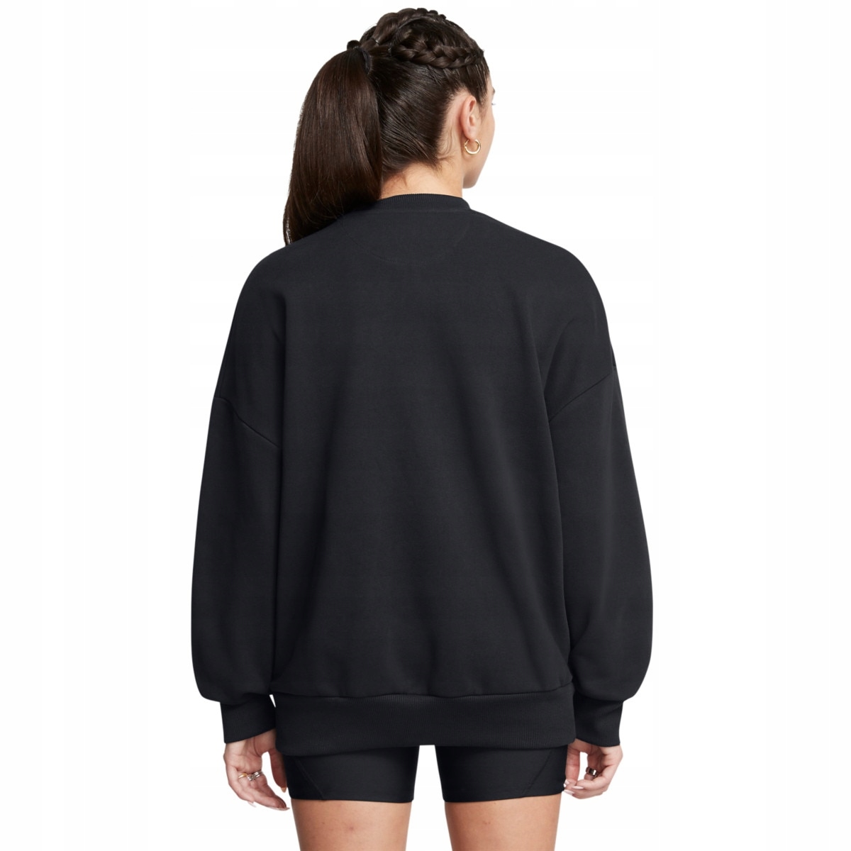 Under Armour Dámská mikina Ua Icon Hwt Terry Os Crew černá