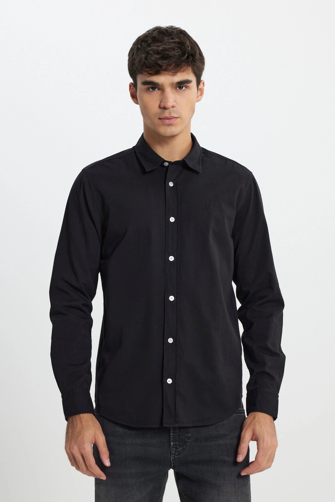 Pánská košile Lee Shirt Black 112388464 3XL