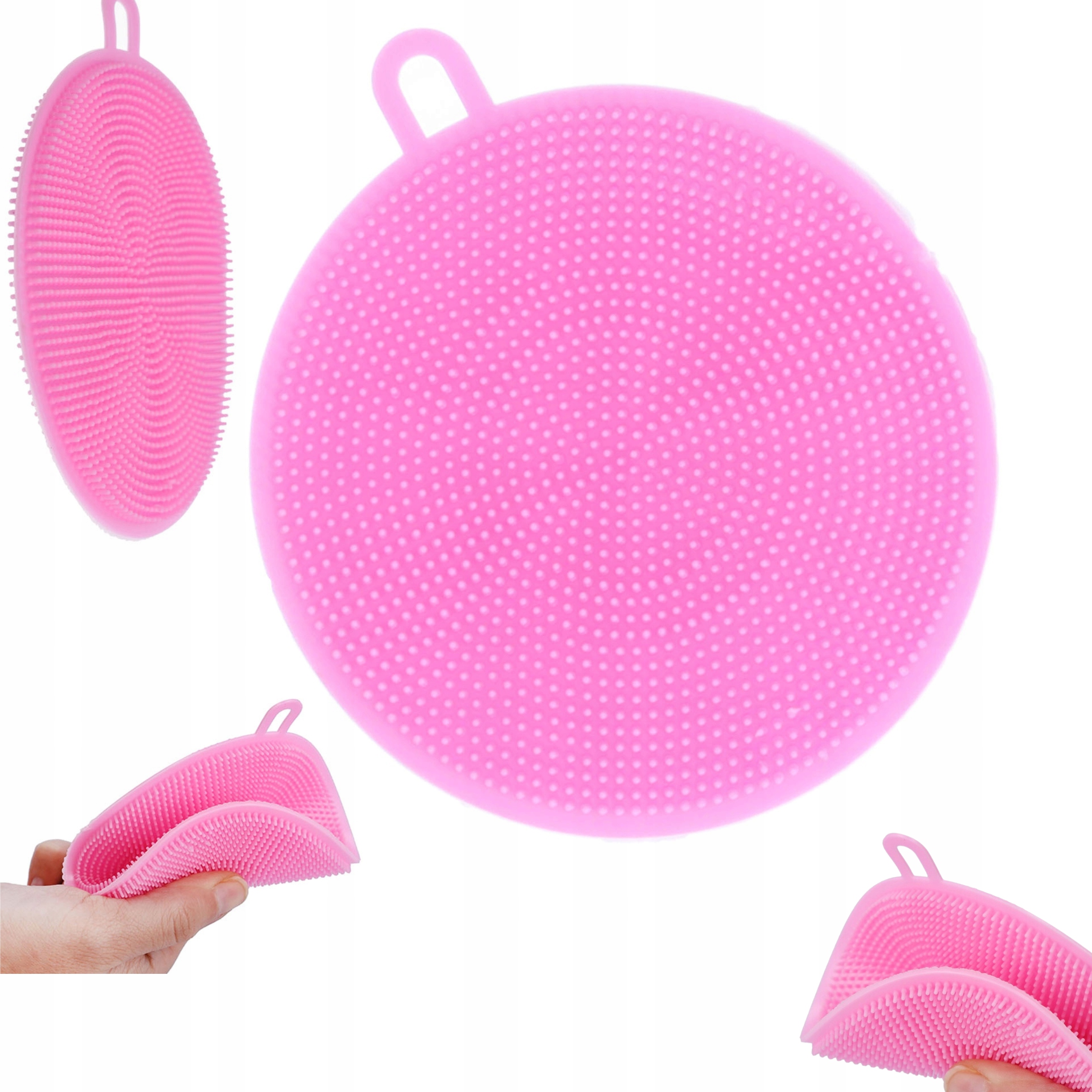 GĄBKA ZMYWAK MYJKA SILIKONOWA PŁATEK DO MYCIA NACZYŃ