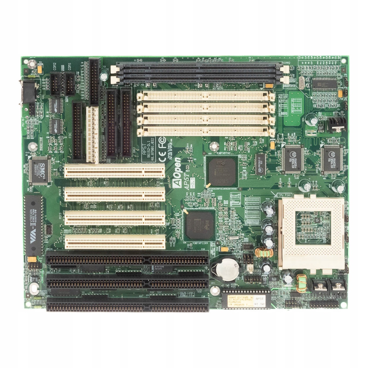 Aopen AP5T Socket 7 Fpm/edo Dram Sdram Isa Pci Baby-AT