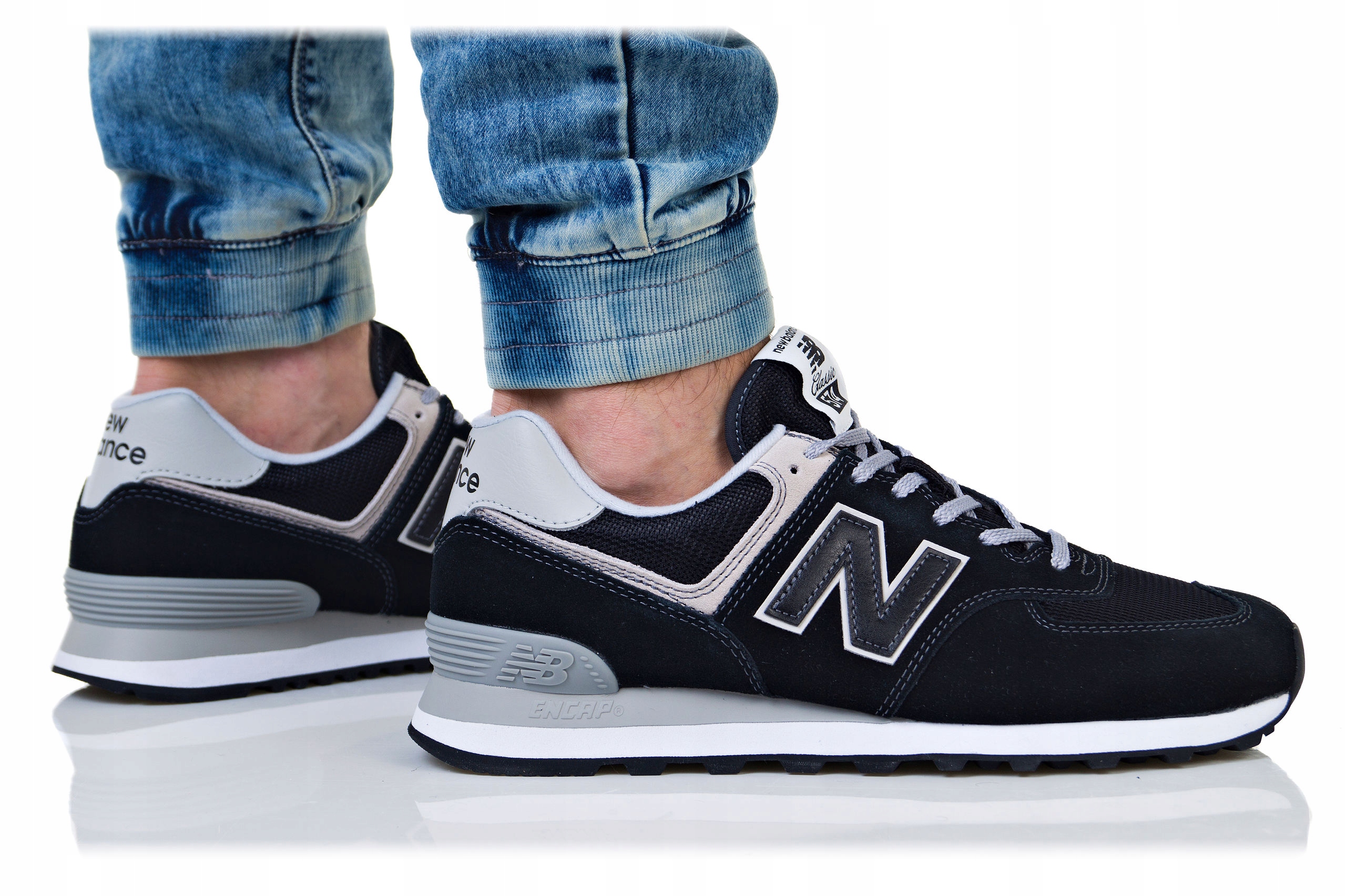 

Buty New Balance Męskie 574 ML574EGK Czarne