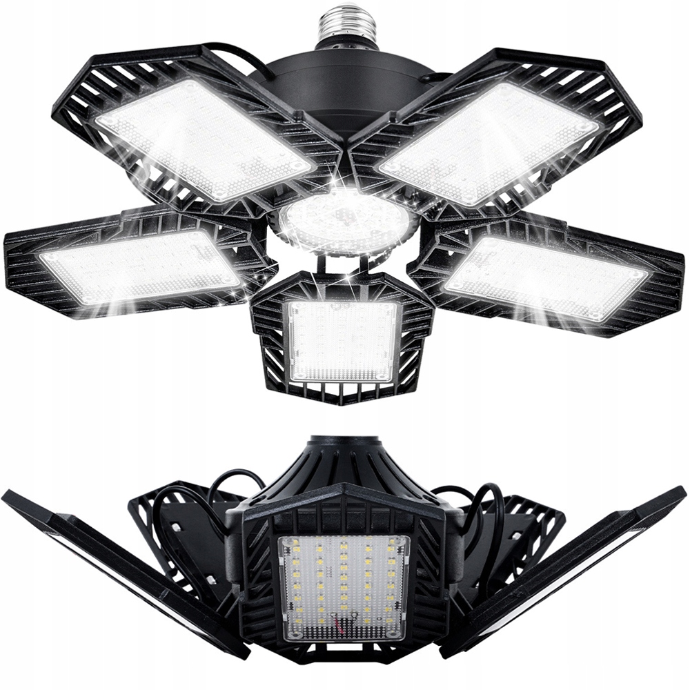 LAMPA SUFITOWA PLAFON LED LAMPA WARSZTATOWA WISZĄCA 80W PRZENOŚNA MOCNA Kod producenta LAMPA ROBOCZA ROZKŁADANA ŻARÓWKA E27