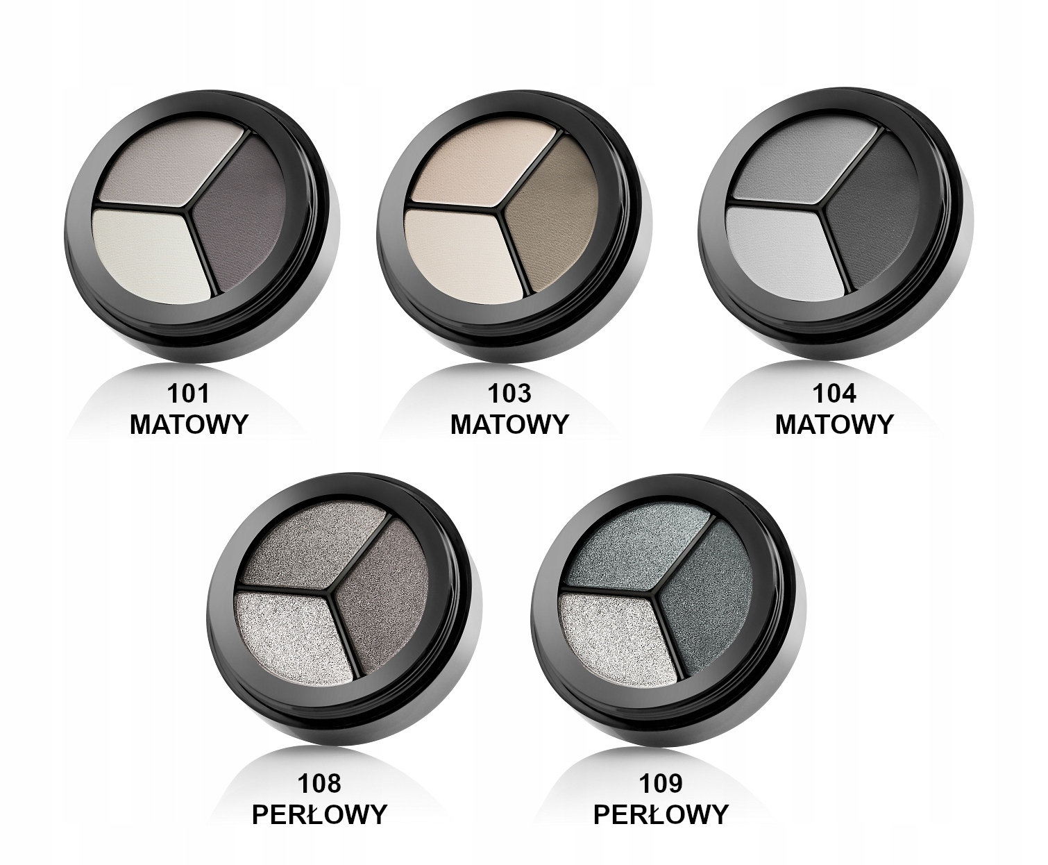 PAESE POTRÓJNE CIENIE DO POWIEK LUXUS - 103 MATOWY Produkt wodoodporny nie