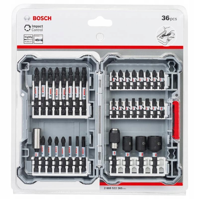 

Bosch zestaw bitów i końcówek Impact 36 2608522365