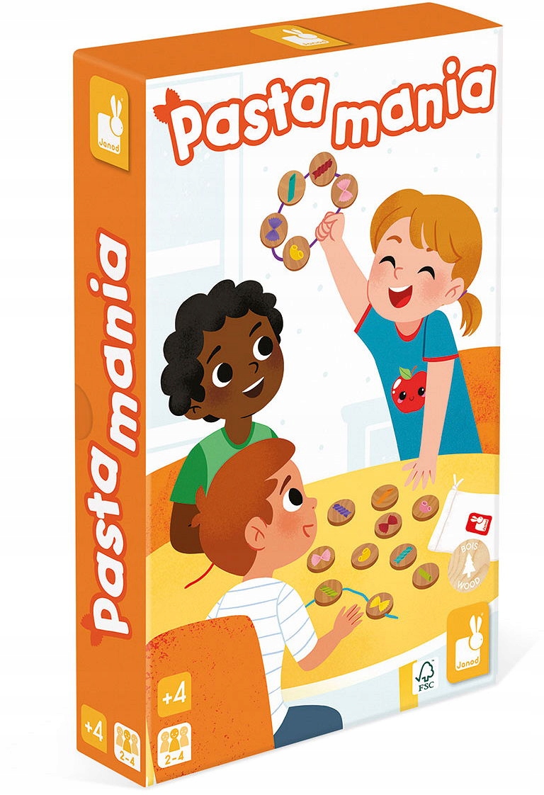 

Gra Pamięciowa Pasta Mania 4+ Janod