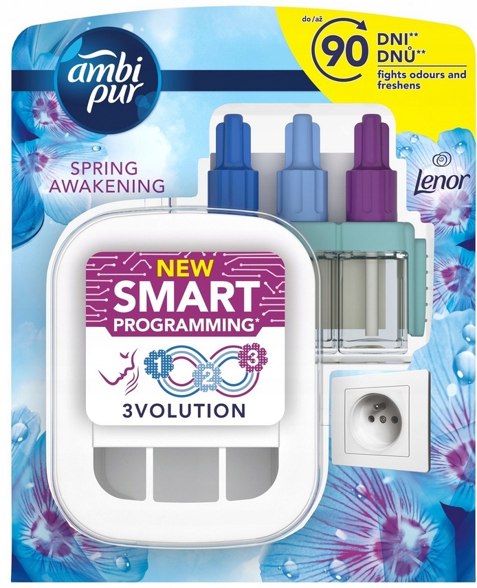 AMBI PUR URZĄDZENIE ODŚWIEŻACZ POWIETRZA 3VOLUTION SPRING AWAKENING LENOR