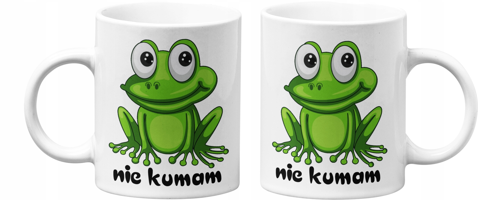 KUBEK NIE KUMAM ŻABA Z NADRUKIEM PERSONALIZOWANY