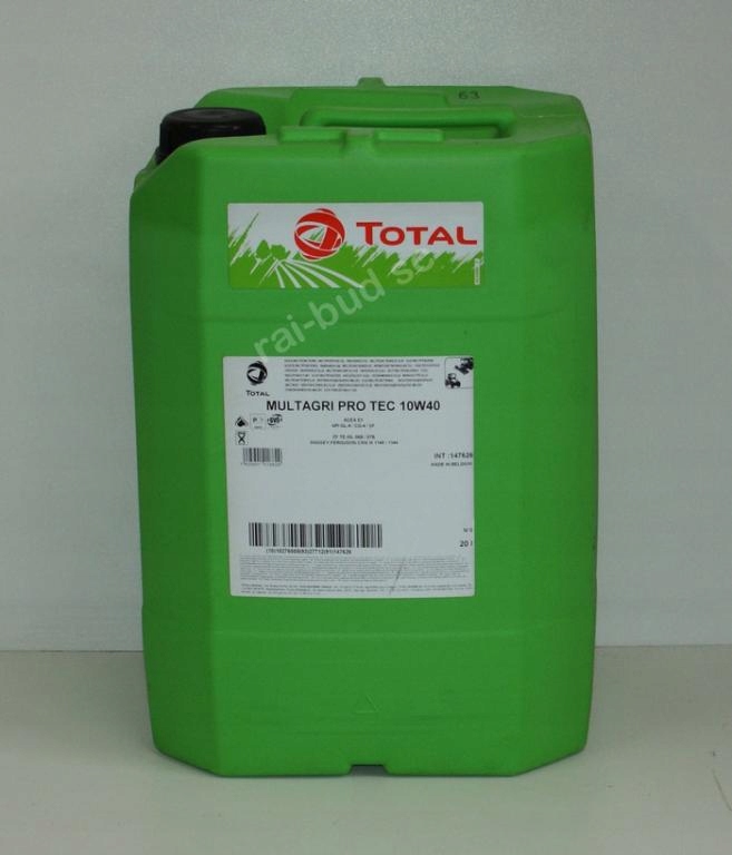 МАСЛО STOU TOTAL MULTAGRI PROTEC 10W40 20L RAIBUD