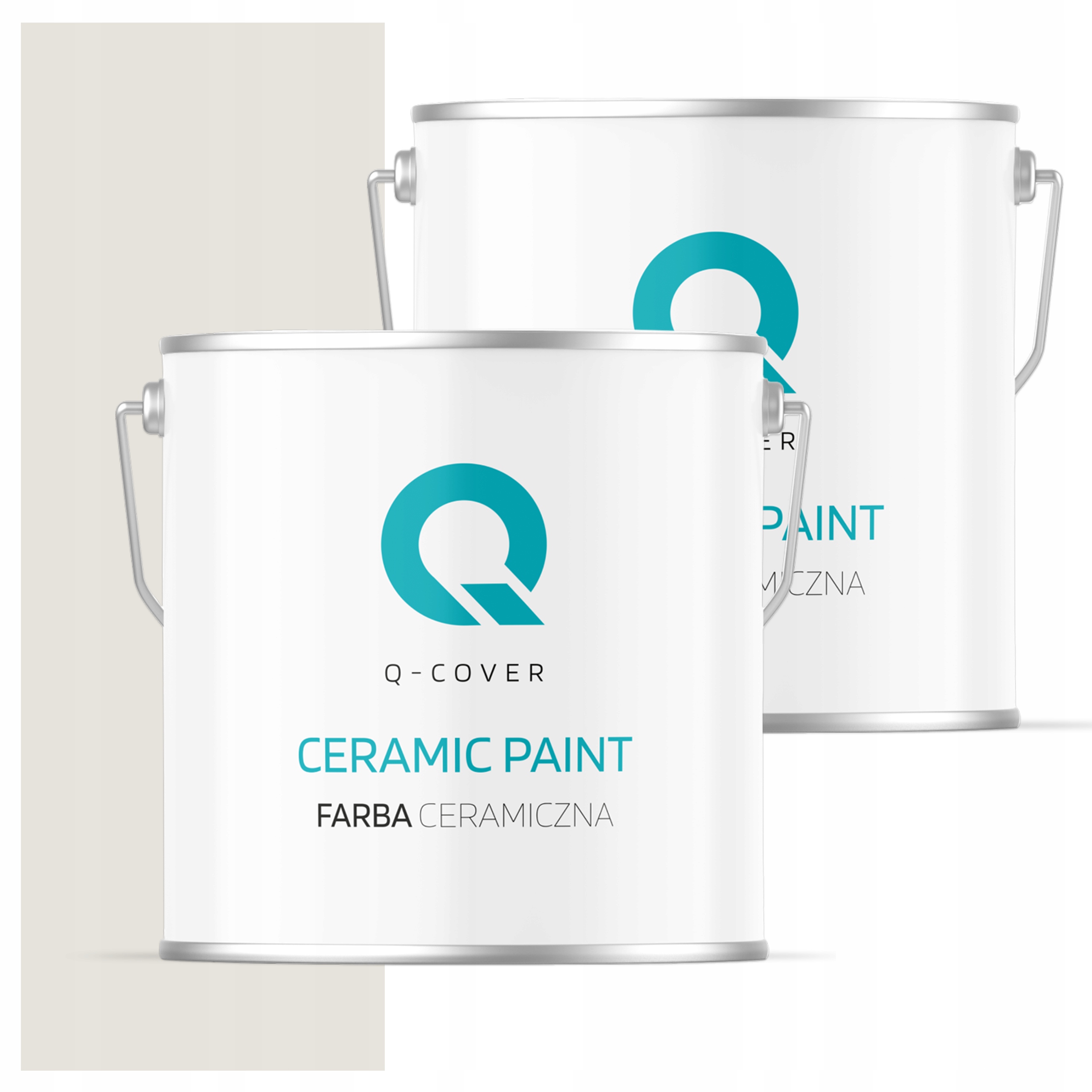 Keramická umývateľná farba na interiér 5L Hlboká matná biela šedá H1276