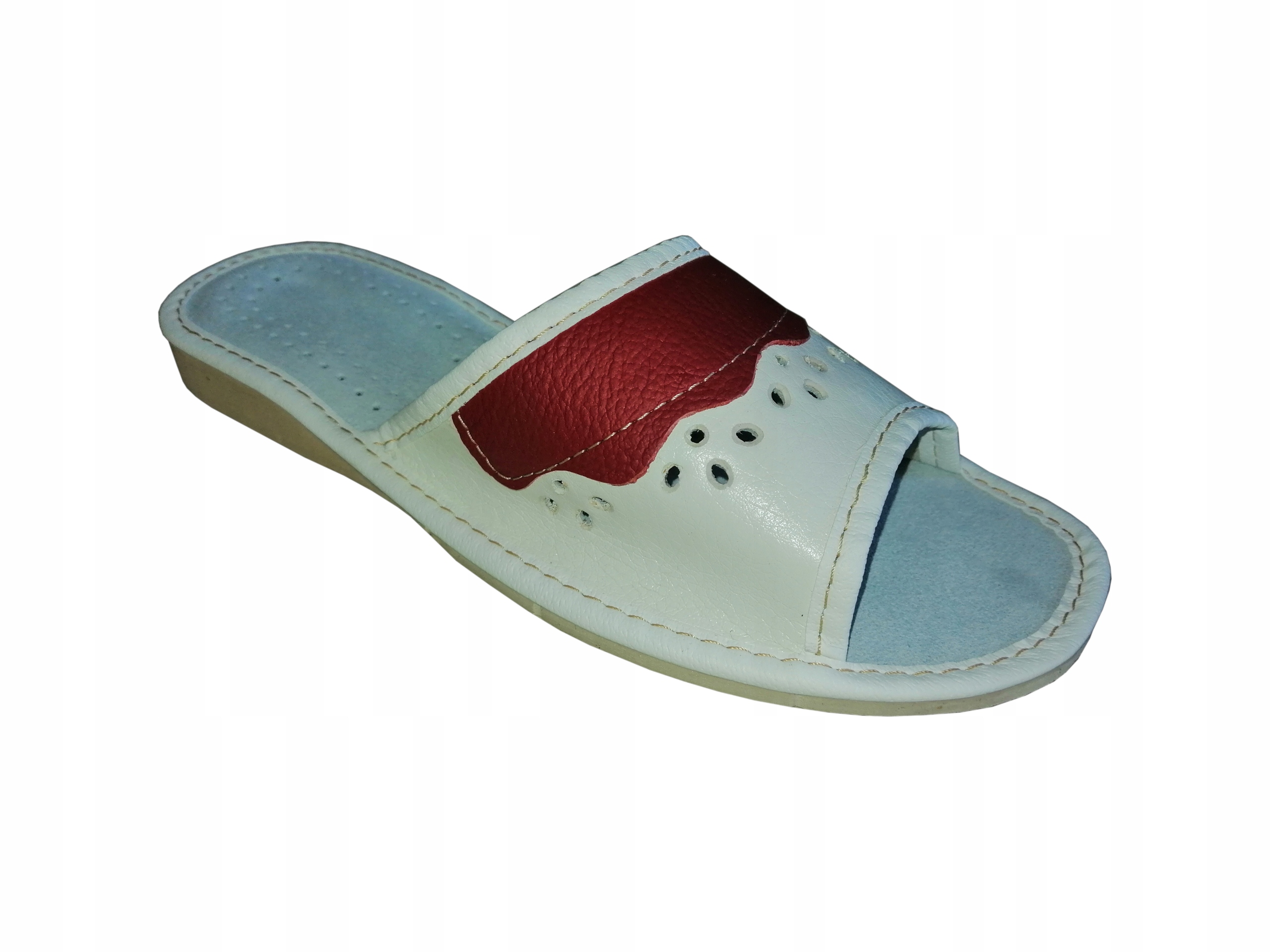 

Pantofle damskie skórzane