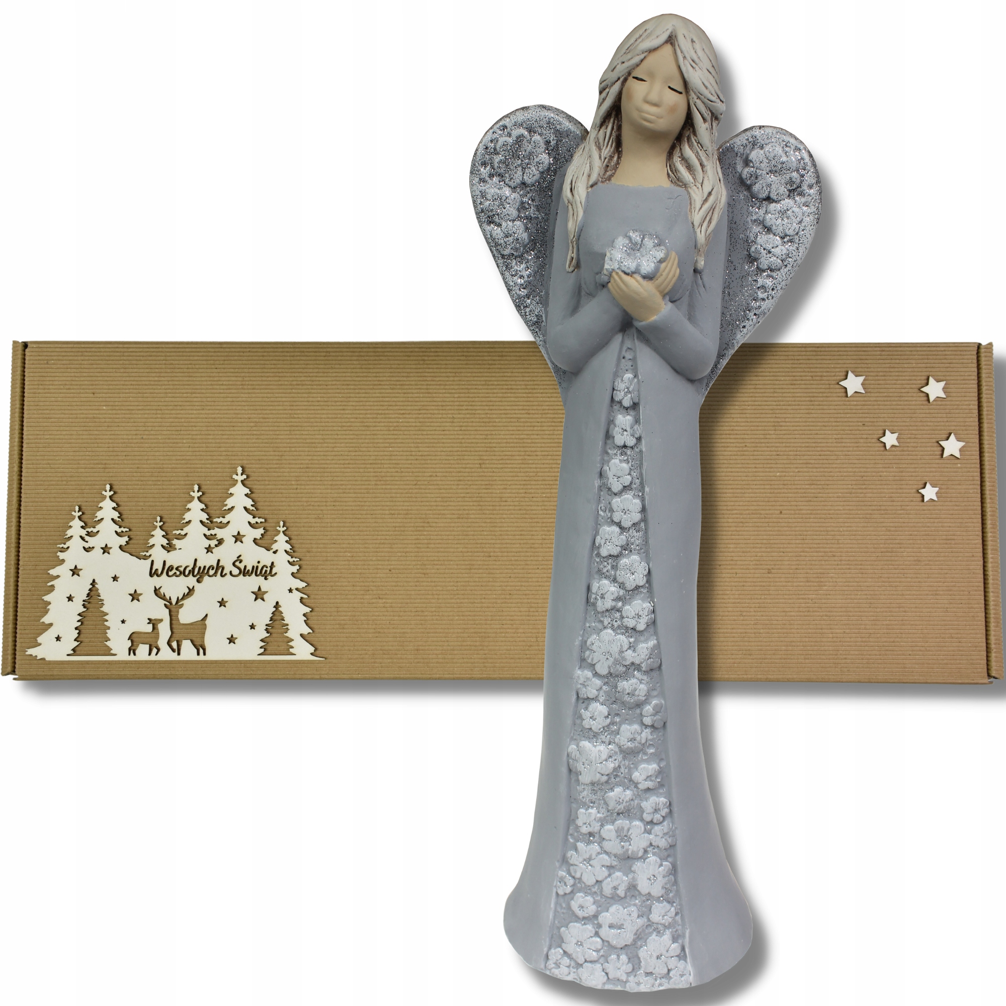 

Duży Anioł Figurka Ozdoba Na Święta