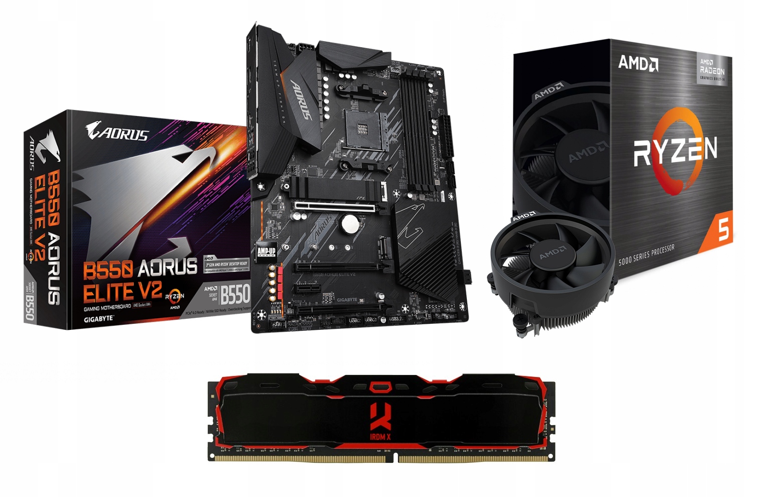 Zestaw Amd Ryzen 5 5600G B550 Aorus 16GB 3200