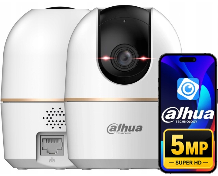 WiFi kamera 5Mpx Dahua Otočná Chůvička Audio Vnitřní Hero H5A