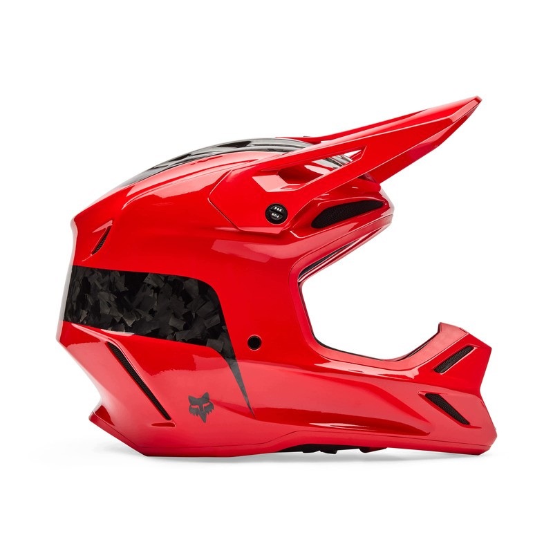 Motocyklová Prilba Fox V3 Rs Fracture Fluo Red (s)