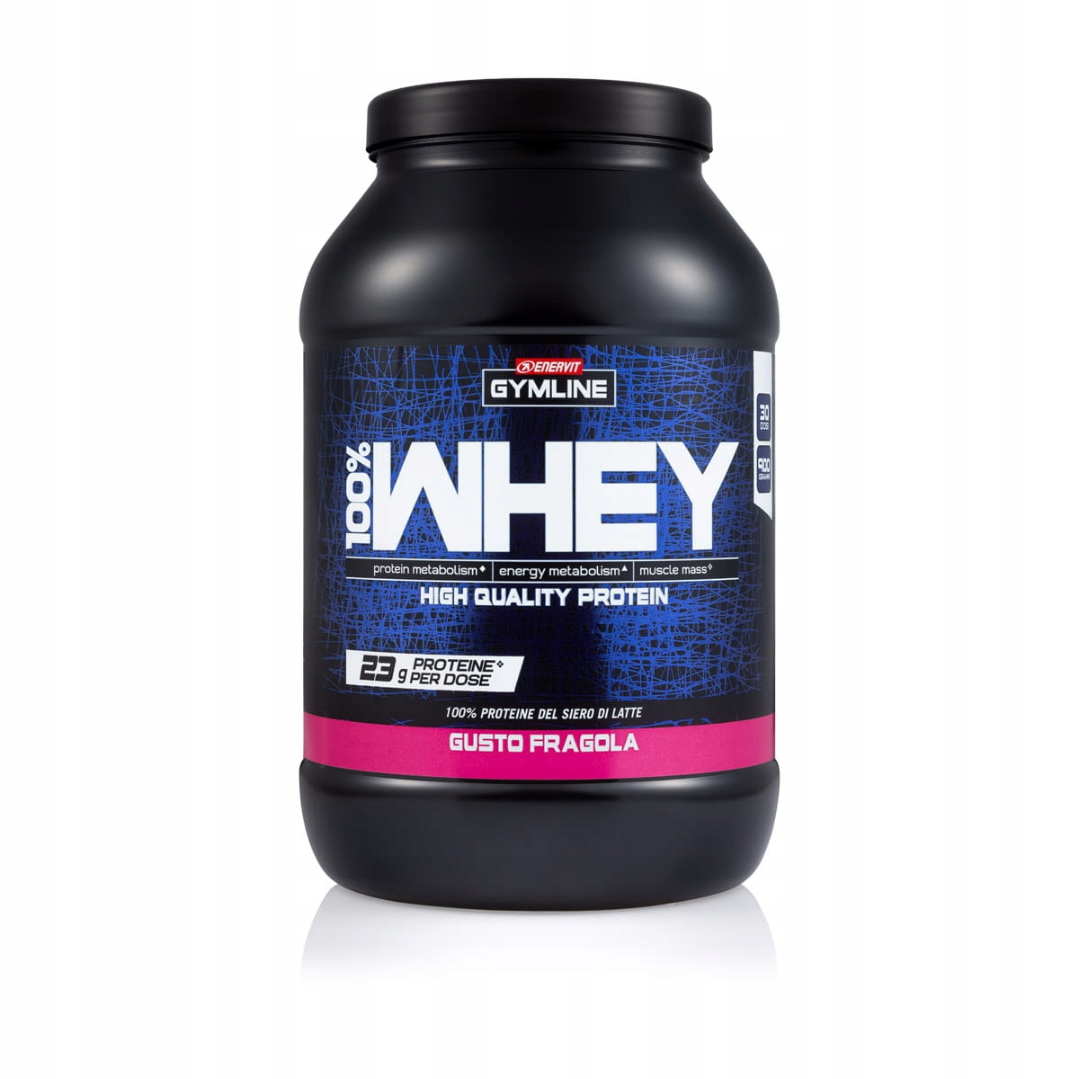 Protein Enervit Gymline 100% Whey jahodový 900 g