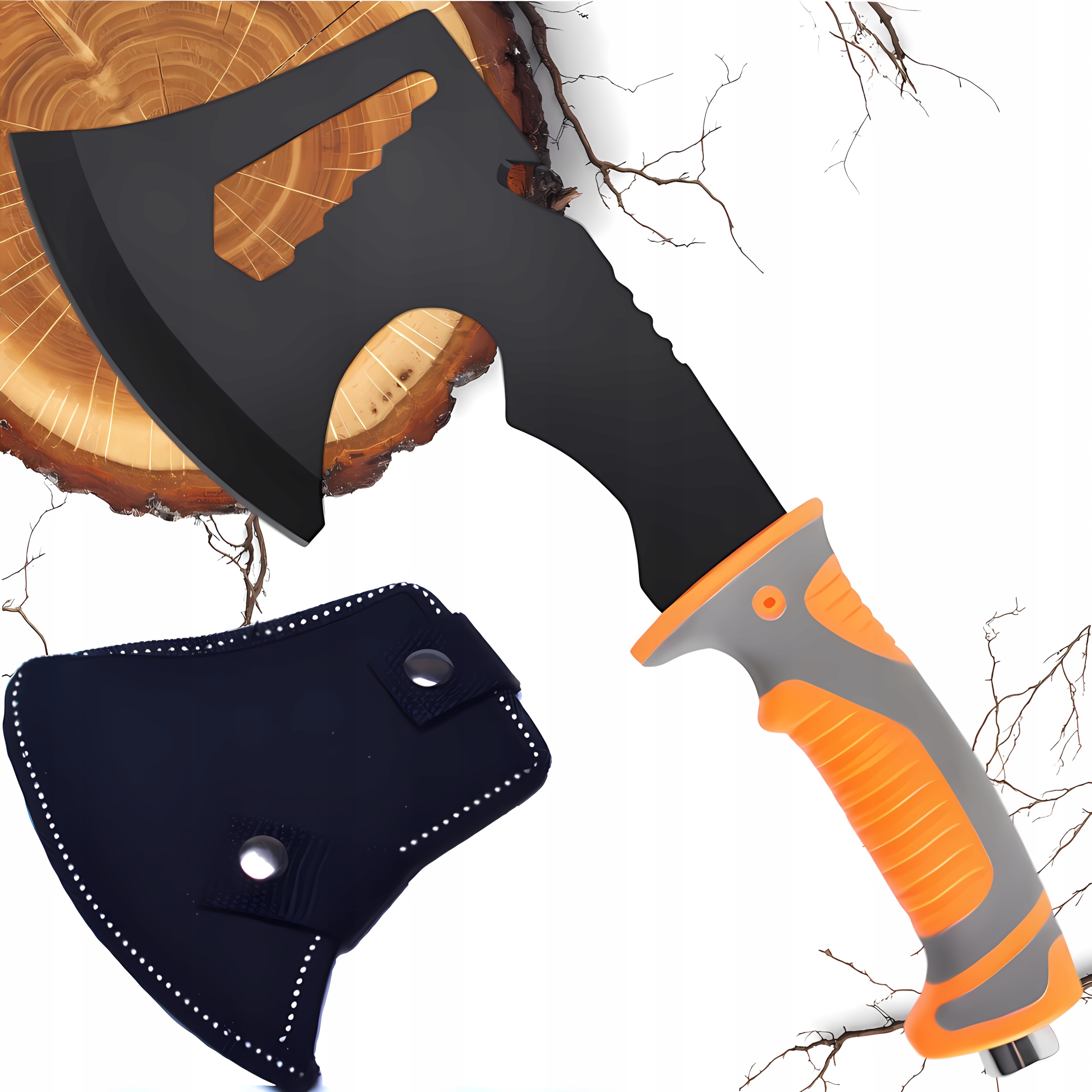 Toporek Tomahawk Topór Solidny Maczeta Survival Pokrowiec