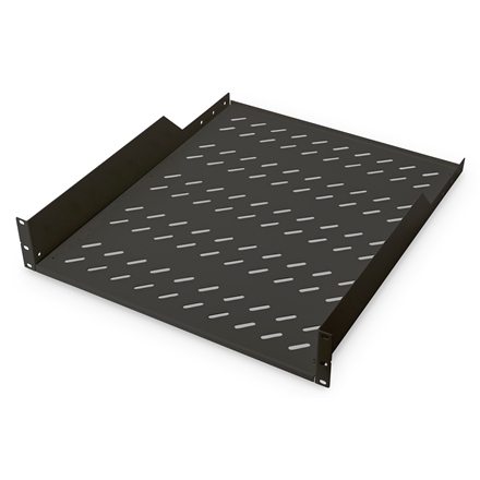 Digitus Półka stała 2U 482x552x88 mm czarna 25 kg