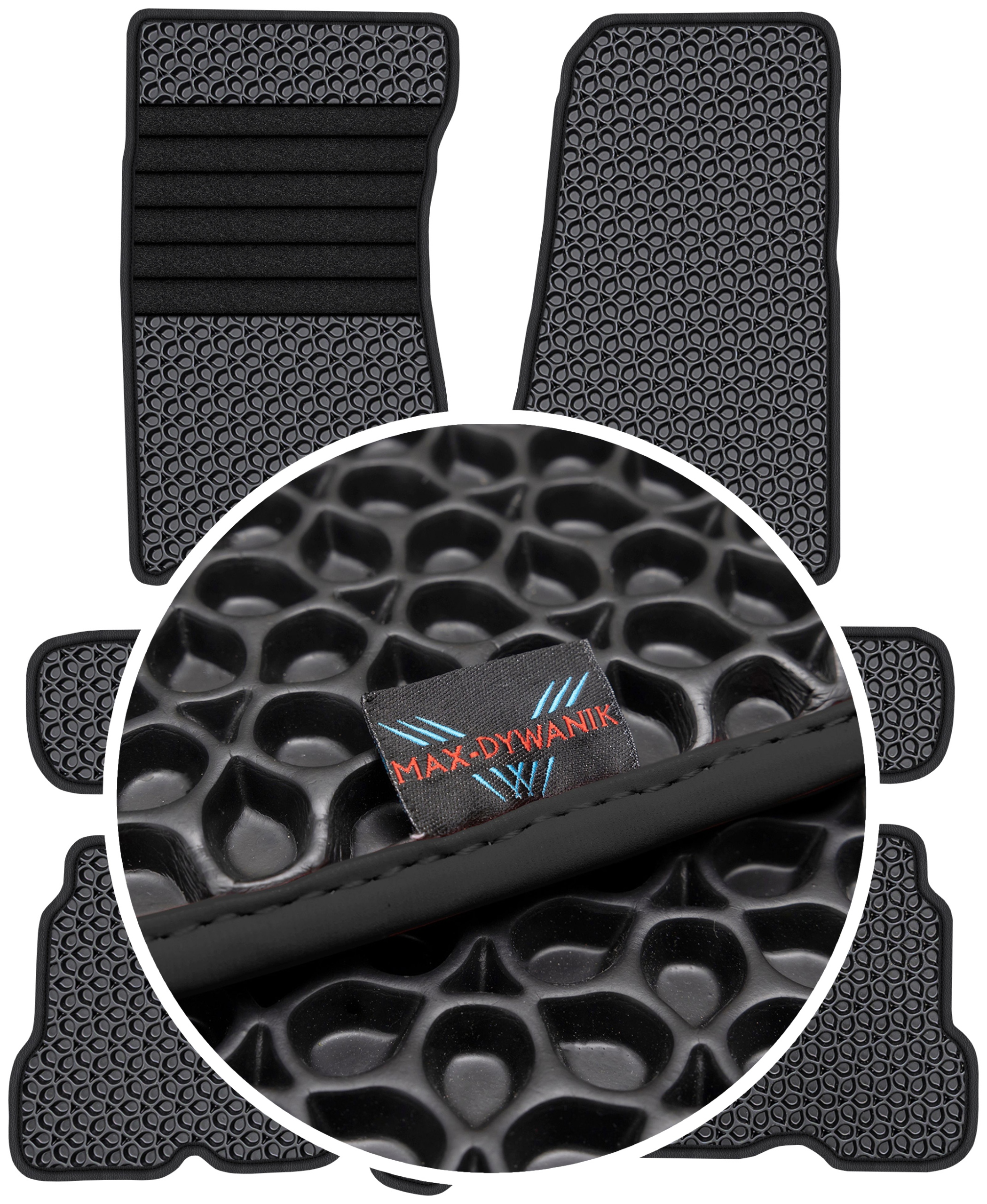 Jeep Wrangler II 4D 2007-2011 Stěrače pro automobily Eva Kapky Vody