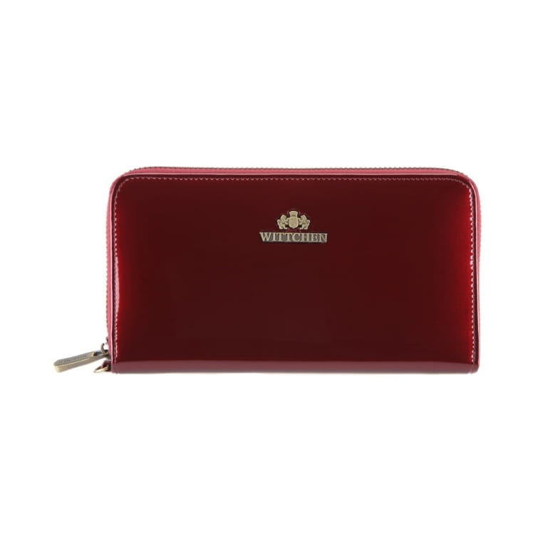 Bordó dámská peněženka z lakované kůže Wittchen Verona 25-1-485-9