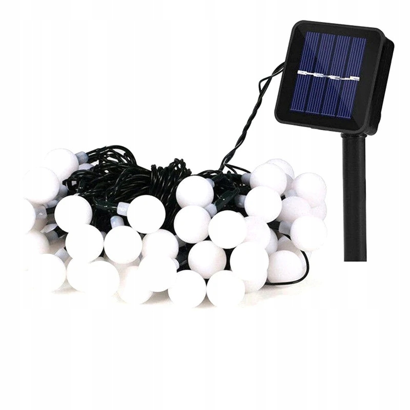 GIRLANDA LAMPKI OGRODOWE SOLARNE LED KULKI 5M Kod producenta 0899364972760
