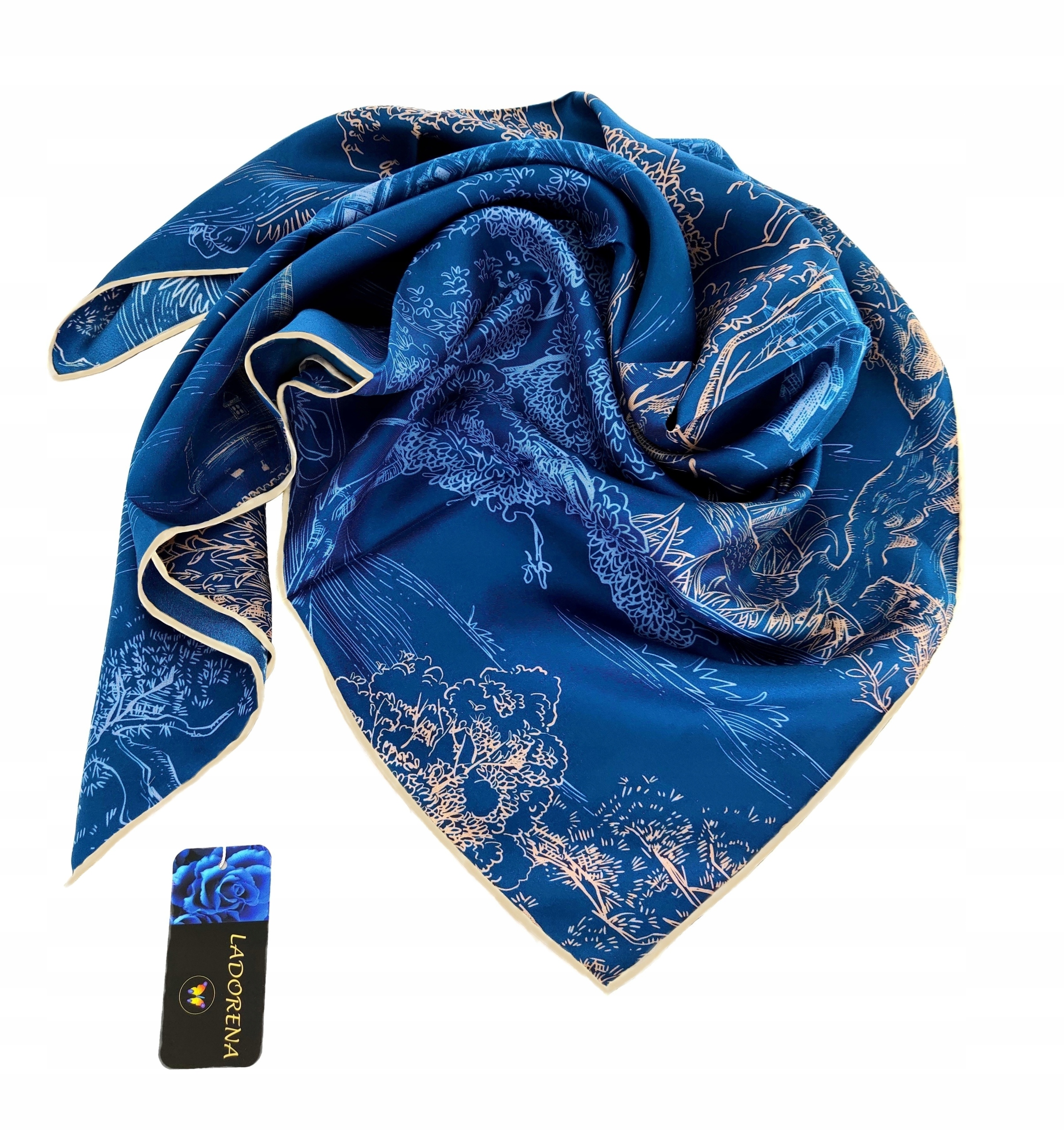 Hedvábný Šátek 100% Přírodní Morušový Hedvábí, Prémiová Kvalita+