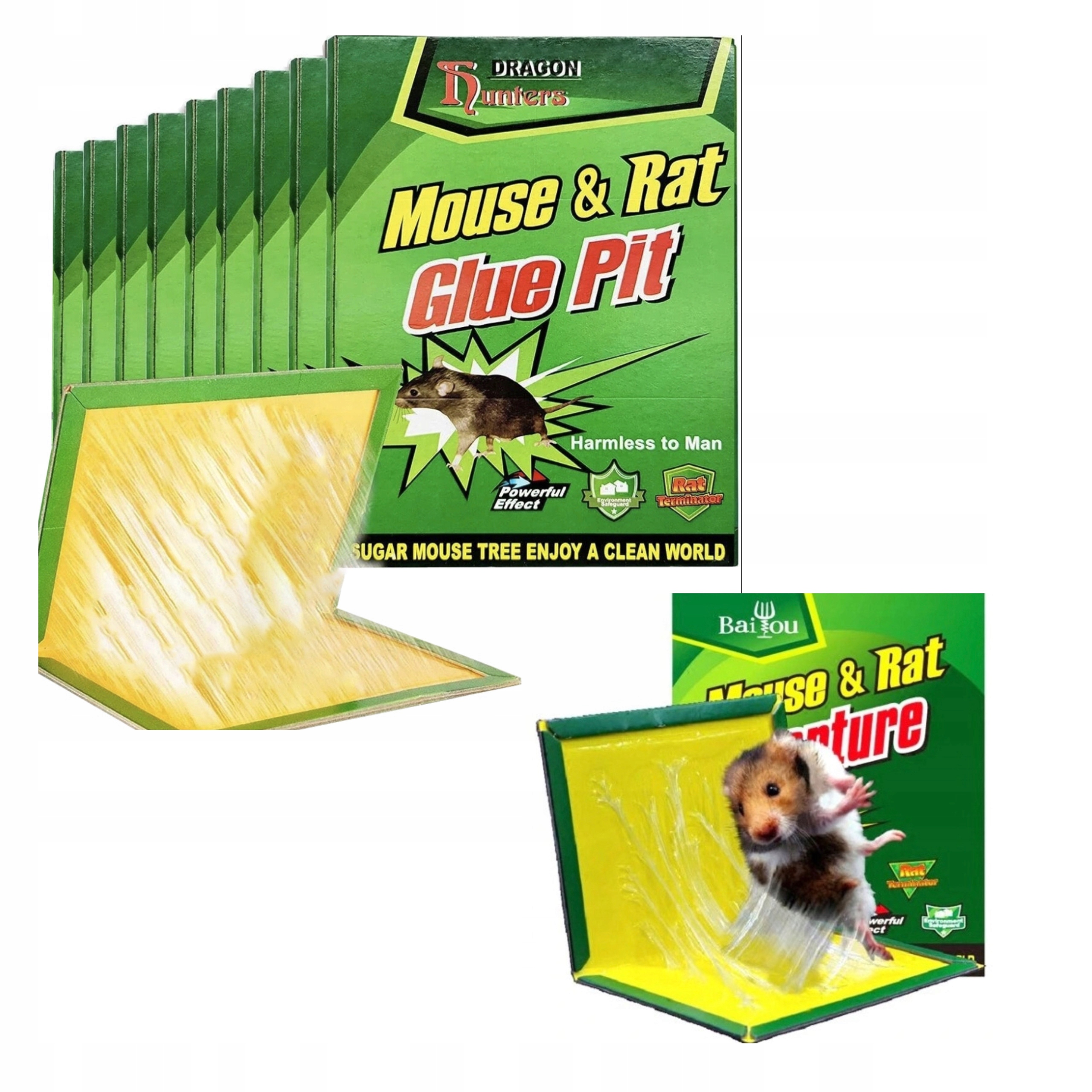 10x LEP NA MYSZY MOCNY KLEJ PUŁAPKA ŁAPKA NA MYSZY SZCZURY MYSZOŁAPKA