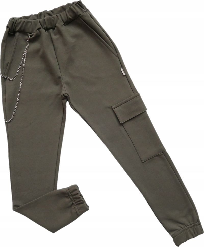 

Spodnie dresy bojówki z Łańcuchem Gamet 116 khaki