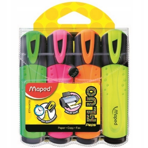 

Zakreślacz Maped Fluo Peps kpl 4szt