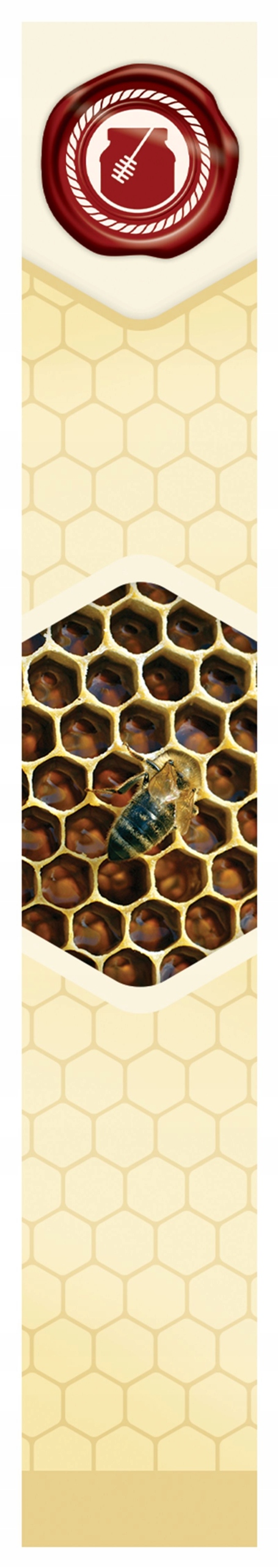 Banderole na słoik z miodem - wzór BA14