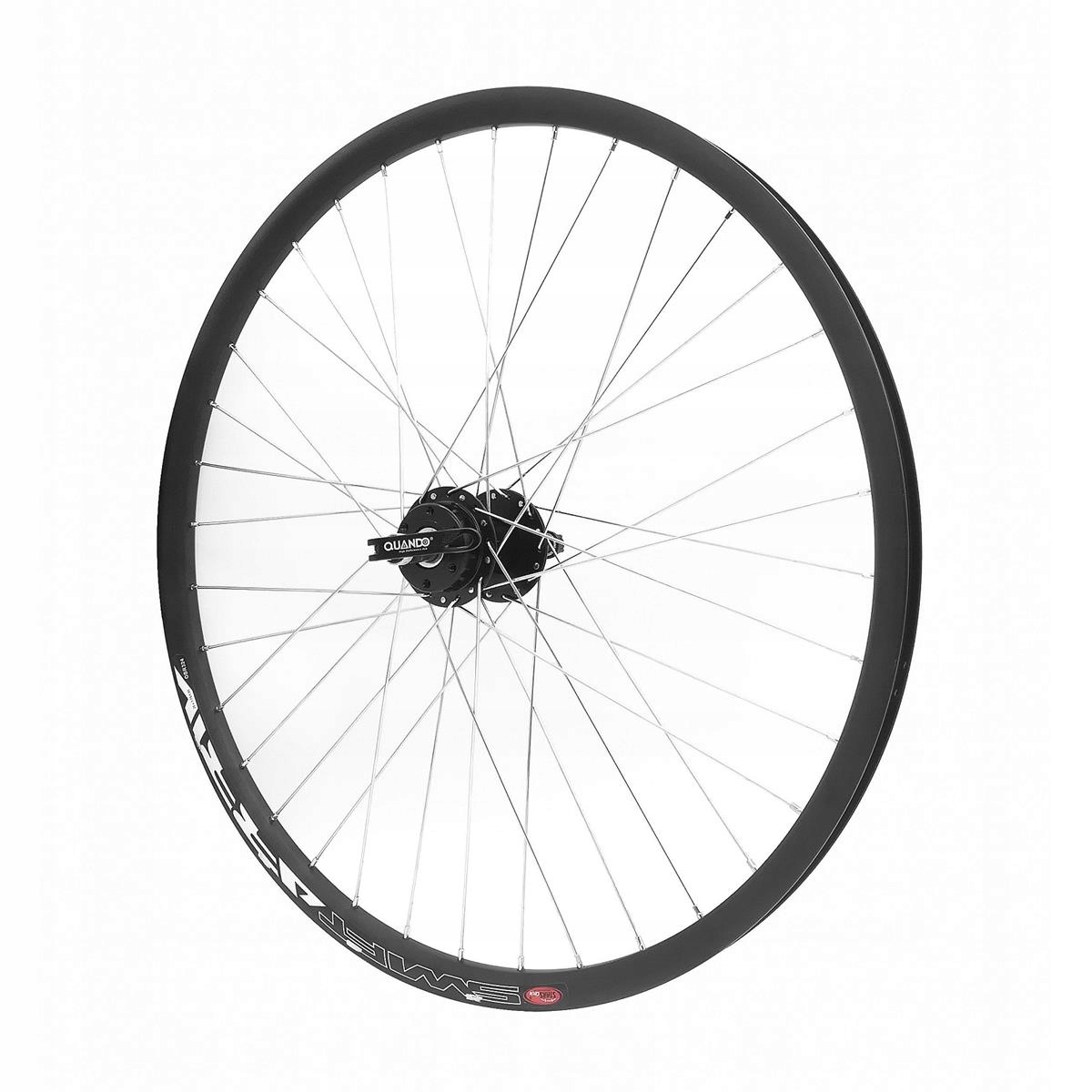 Koło Rowerowe KTH345 26" Tył Stożek Piasta Quando Qr Wolnobieg Czarne