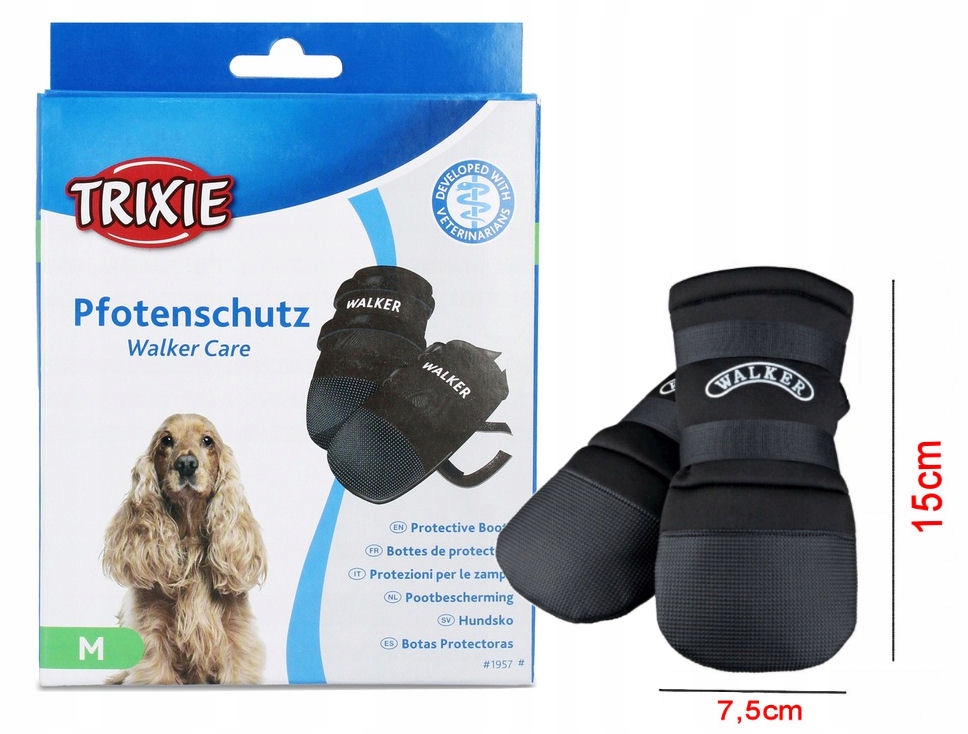

Wodoodporne buty ochronne antypoślizgowe dla psa M